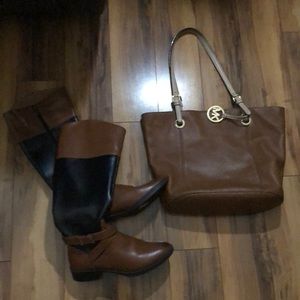 Boot and Michael Kors Purse Bundle deal